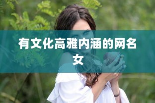 有文化高雅内涵的网名女  第1张