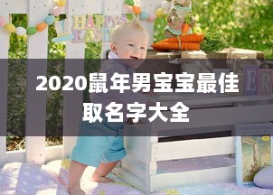 2020鼠年男宝宝最佳取名字大全