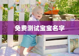 免费测试宝宝名字