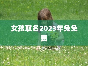 女孩取名2023年兔免费