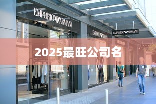 2025最旺公司名