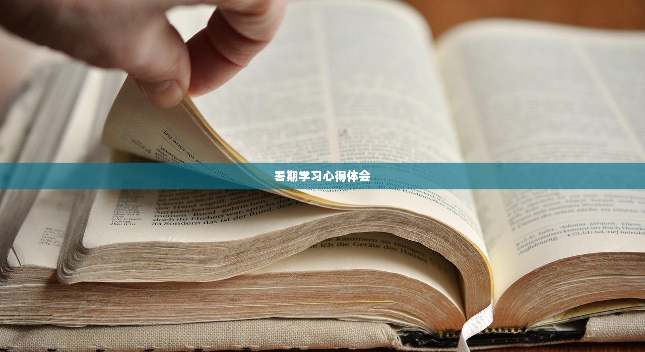 暑期学习心得体会