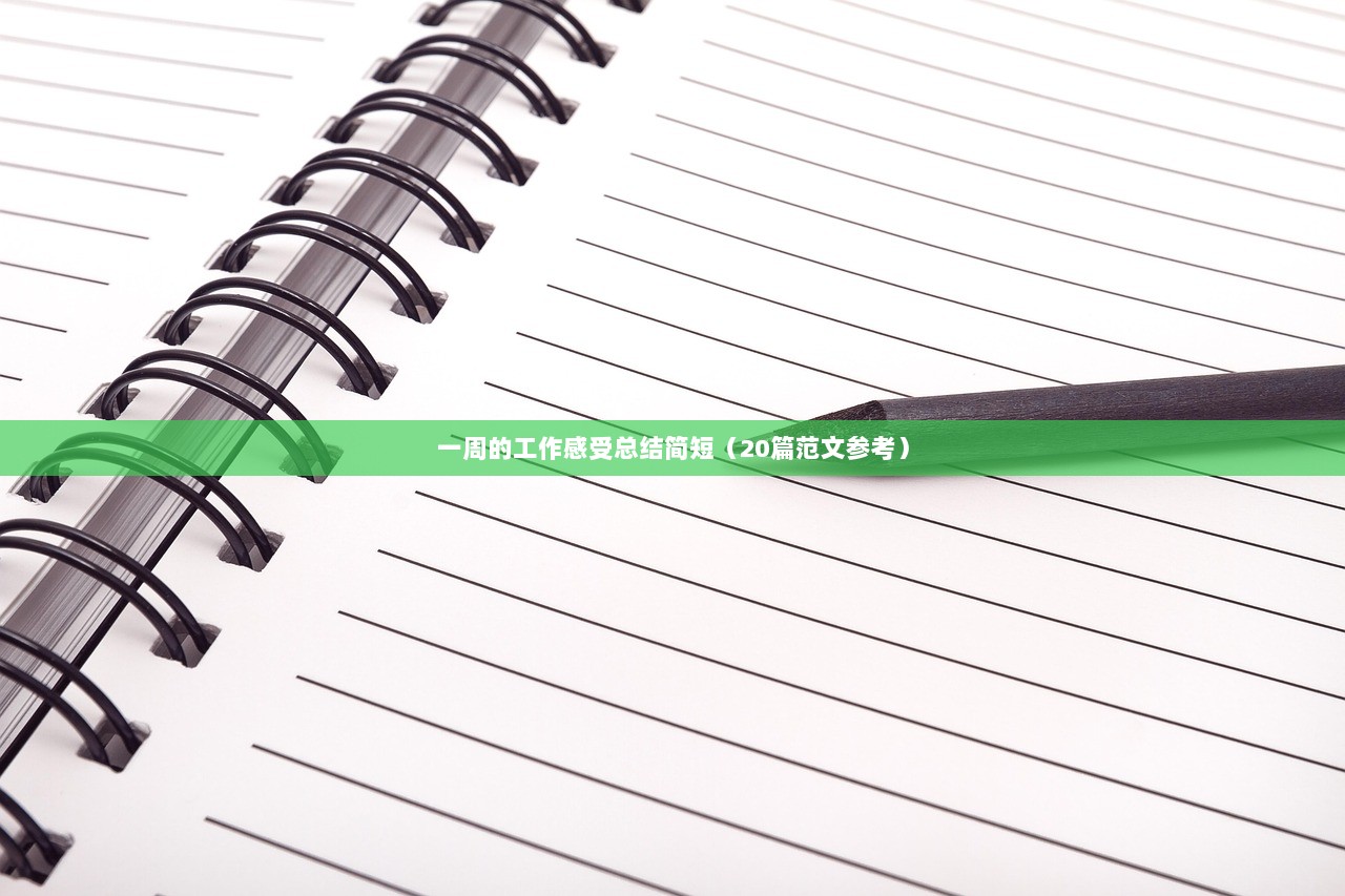 一周的工作感受总结简短（20篇范文参考）