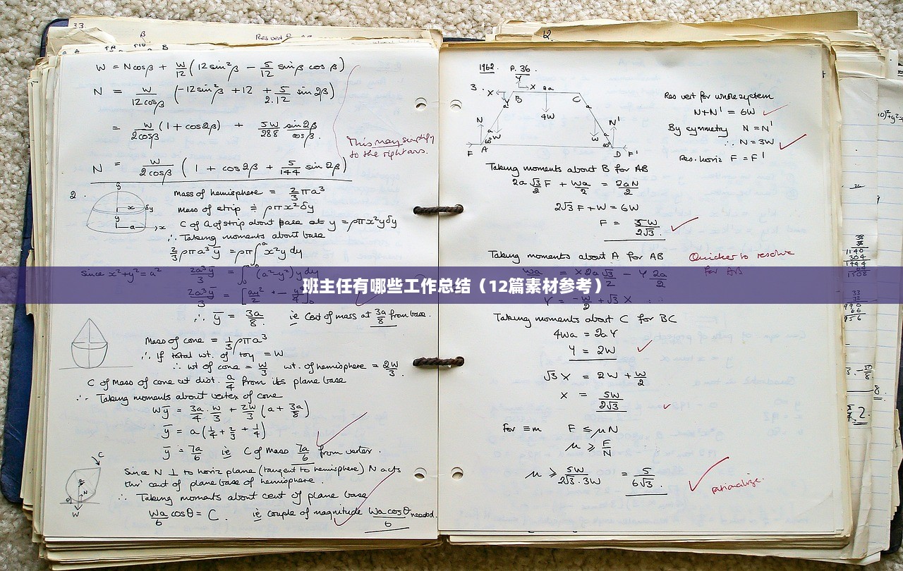 班主任有哪些工作总结（12篇素材参考）