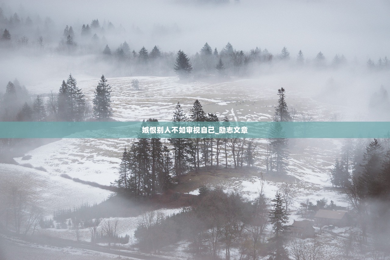 嫉恨别人不如审视自己_励志文章  第1张
