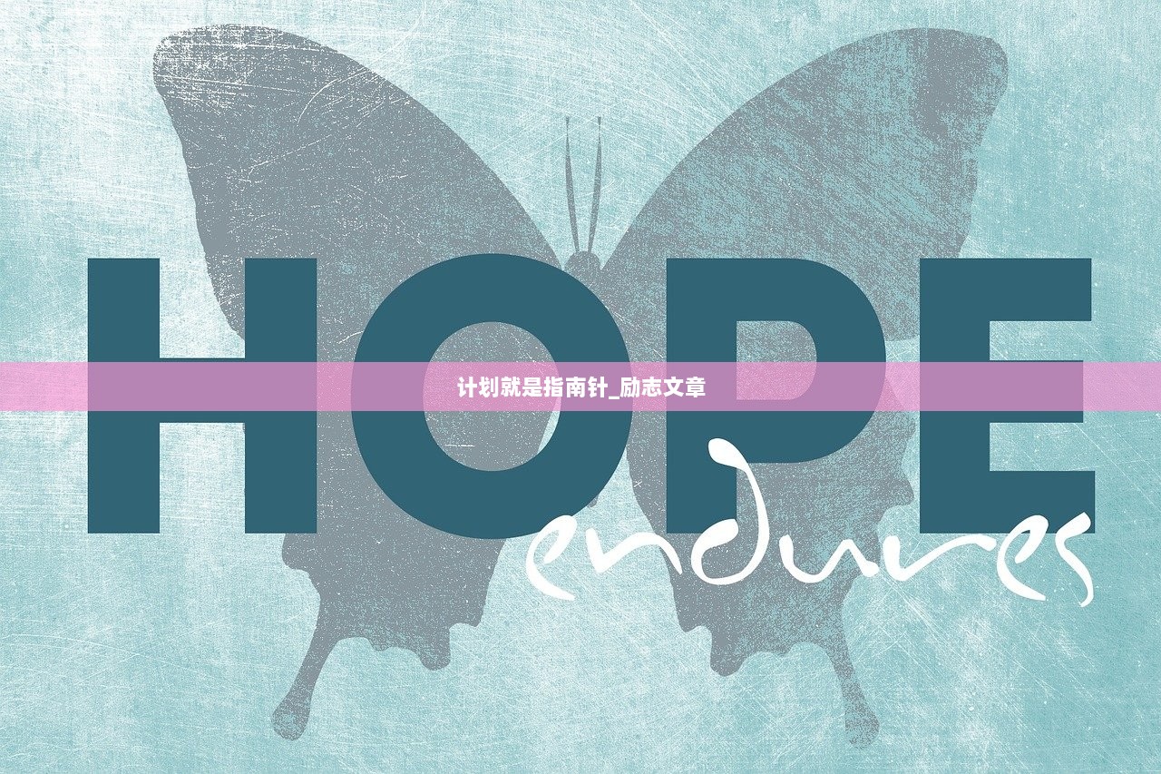 计划就是指南针_励志文章  第1张