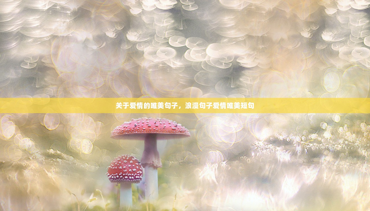 关于爱情的唯美句子,浪漫句子爱情唯美短句 第1张 关于爱情的唯美句子,浪漫句子爱情唯美短句 第1张