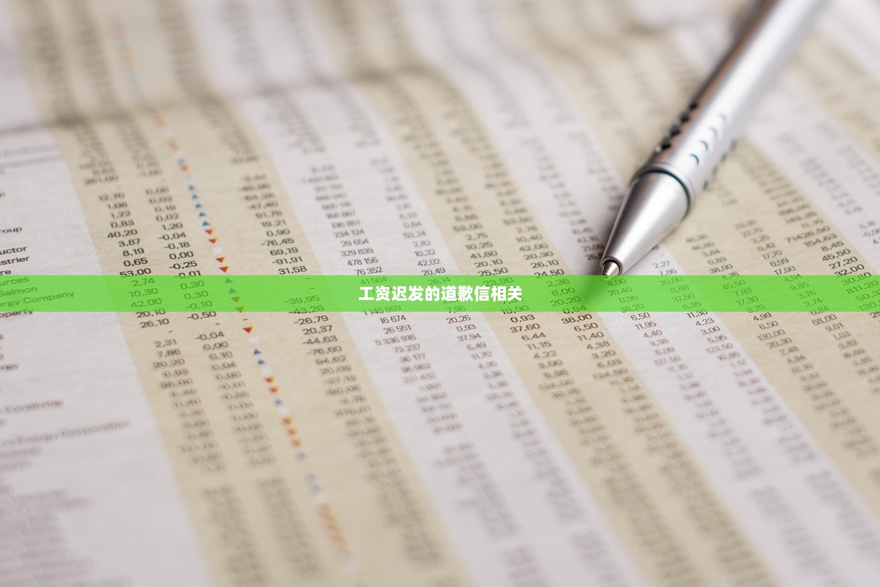 工资迟发的道歉信相关