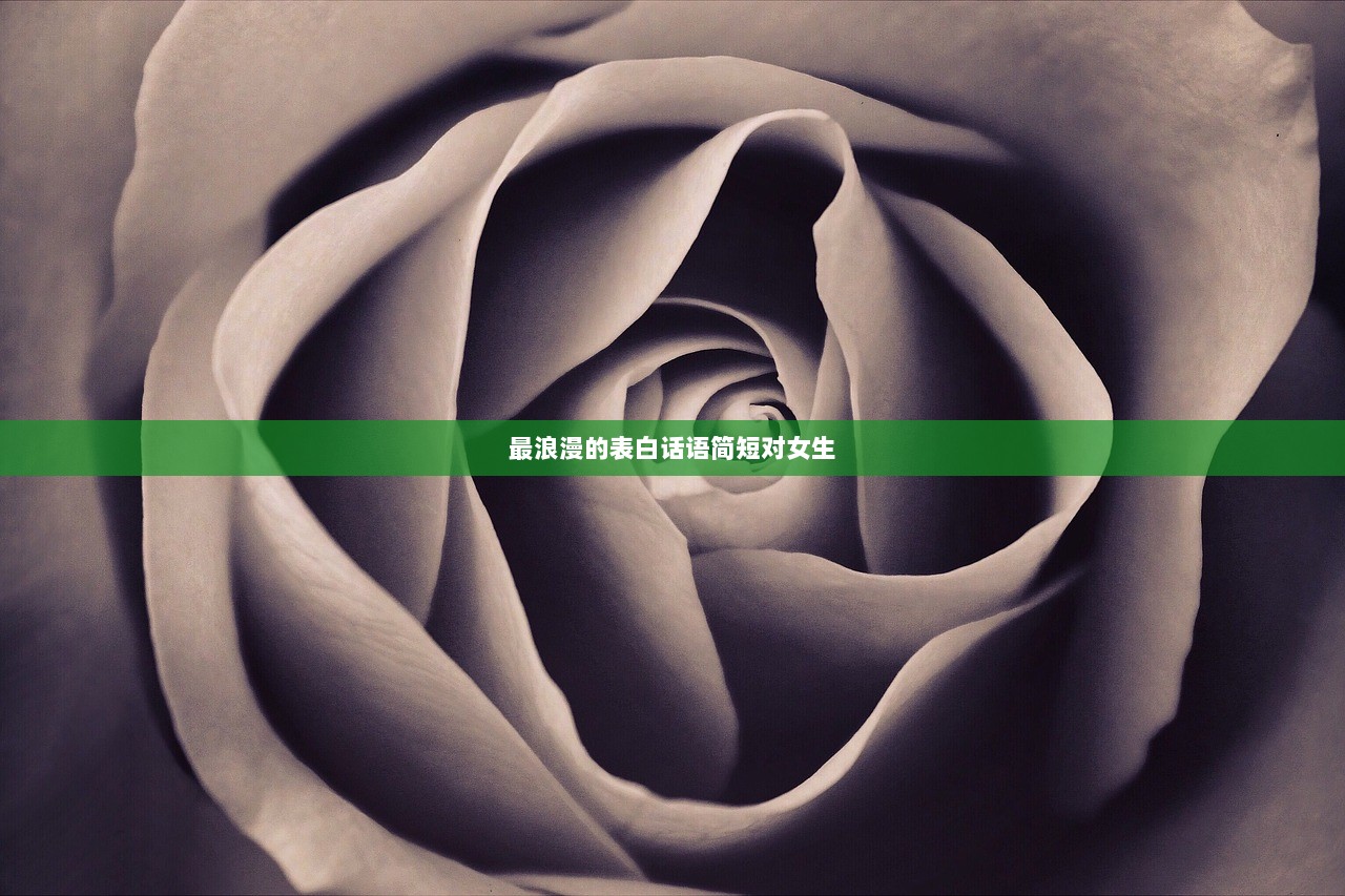 最浪漫的表白话语简短对女生