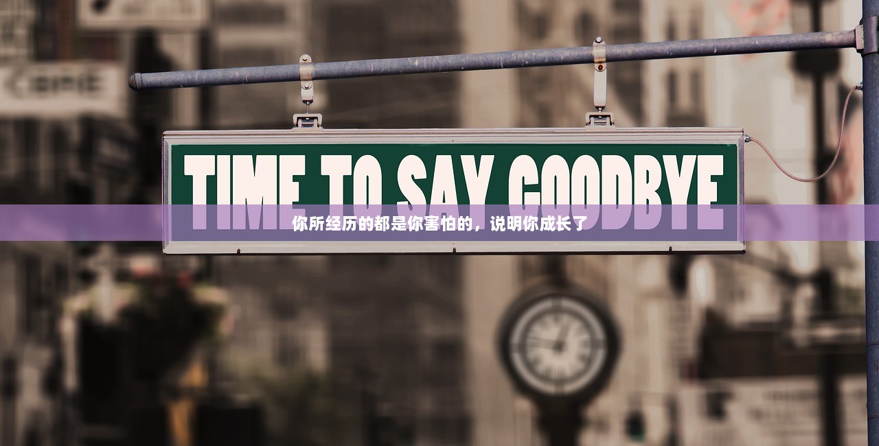 你所经历的都是你害怕的，说明你成长了