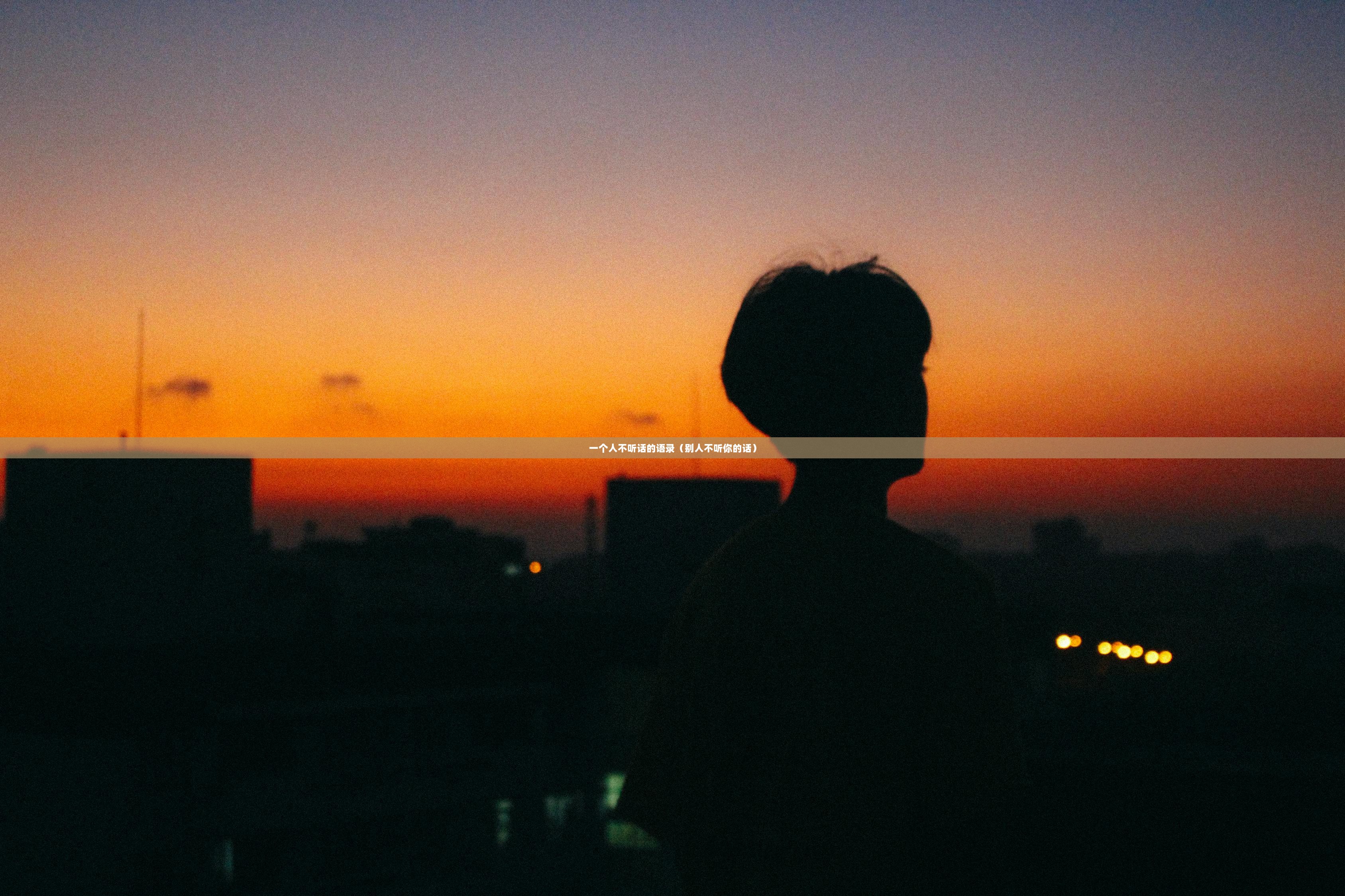 一个人不听话的语录（别人不听你的话）