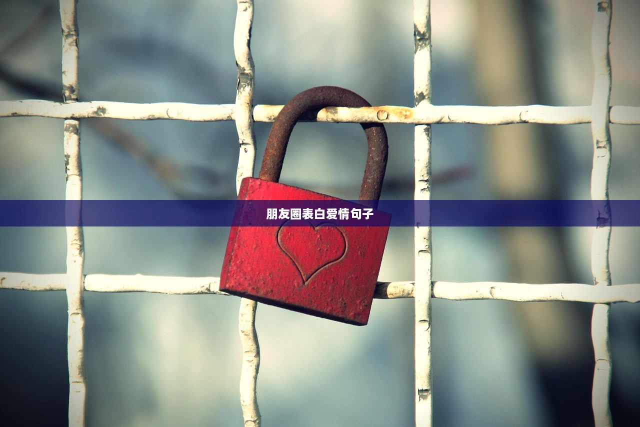 朋友圈表白爱情句子