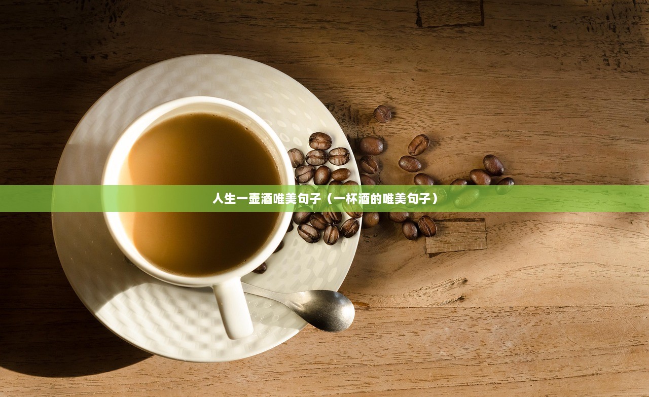 人生一壶酒唯美句子（一杯酒的唯美句子）  第1张