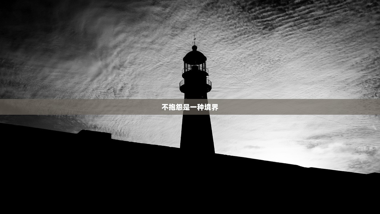 不抱怨是一种境界