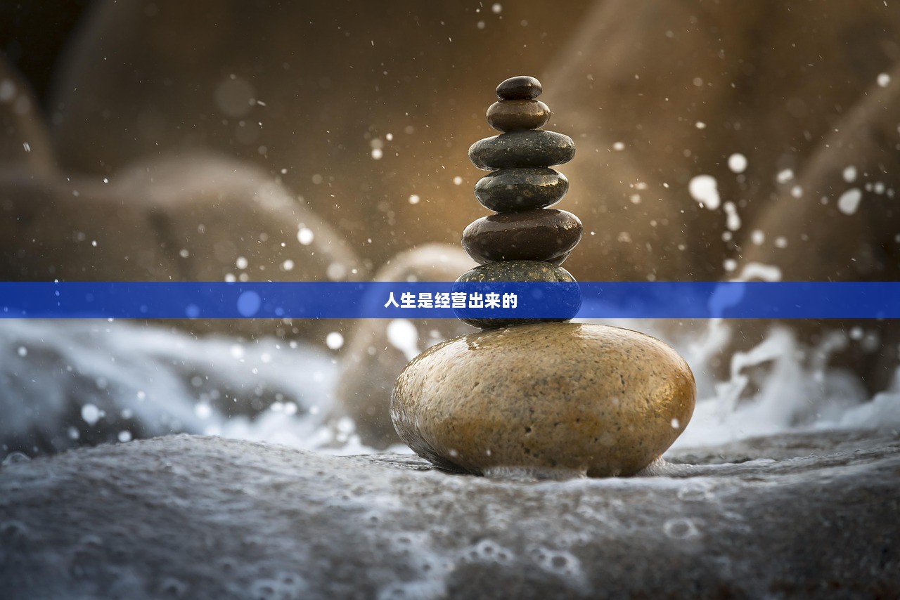 人生是经营出来的  第1张