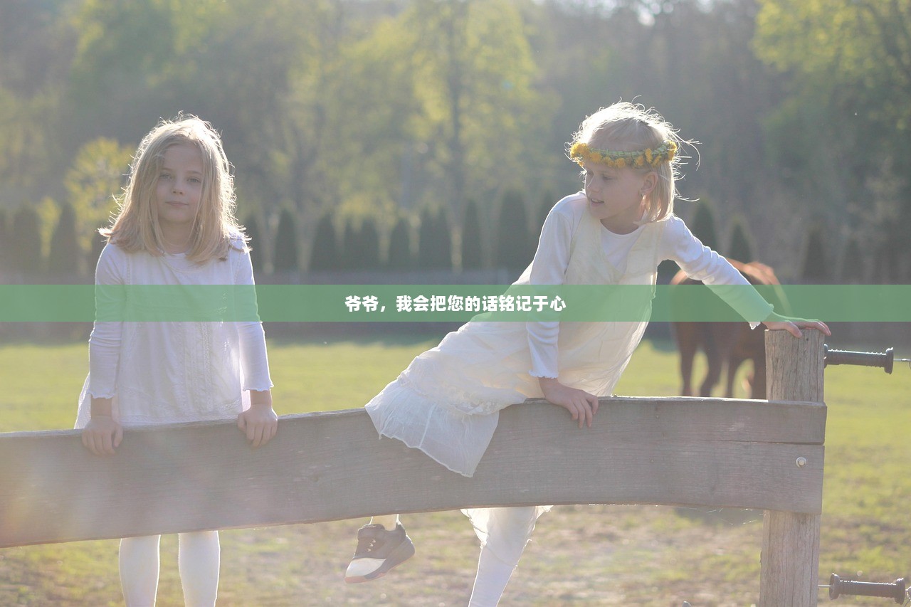 爷爷，我会把您的话铭记于心