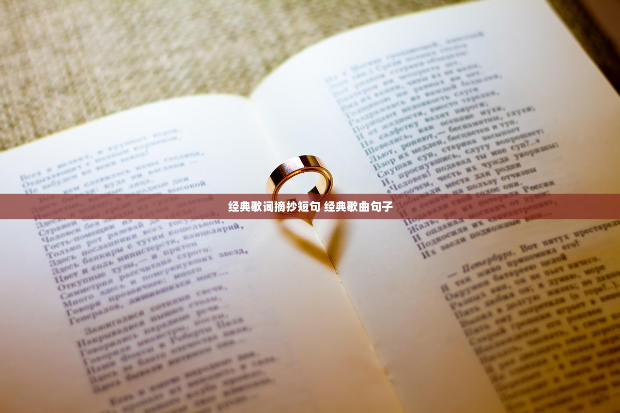 经典歌词摘抄短句 经典歌曲句子  第1张