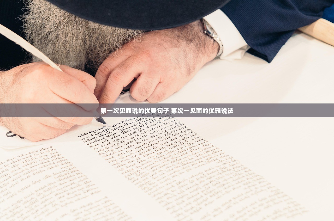 第一次见面说的优美句子 第次一见面的优雅说法  第1张