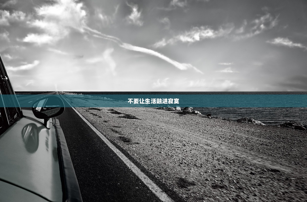 不要让生活融进寂寞