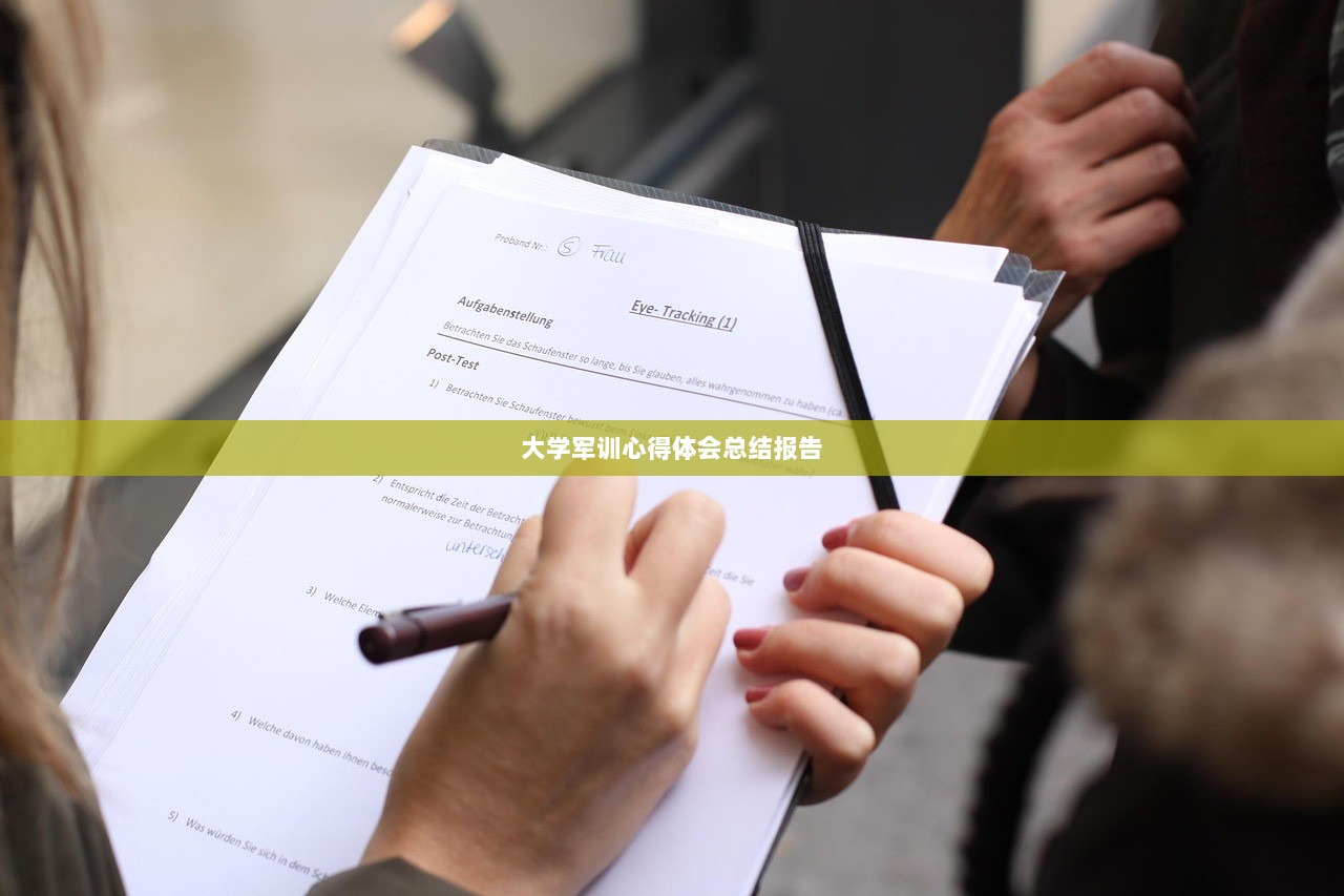 大学军训心得体会总结报告