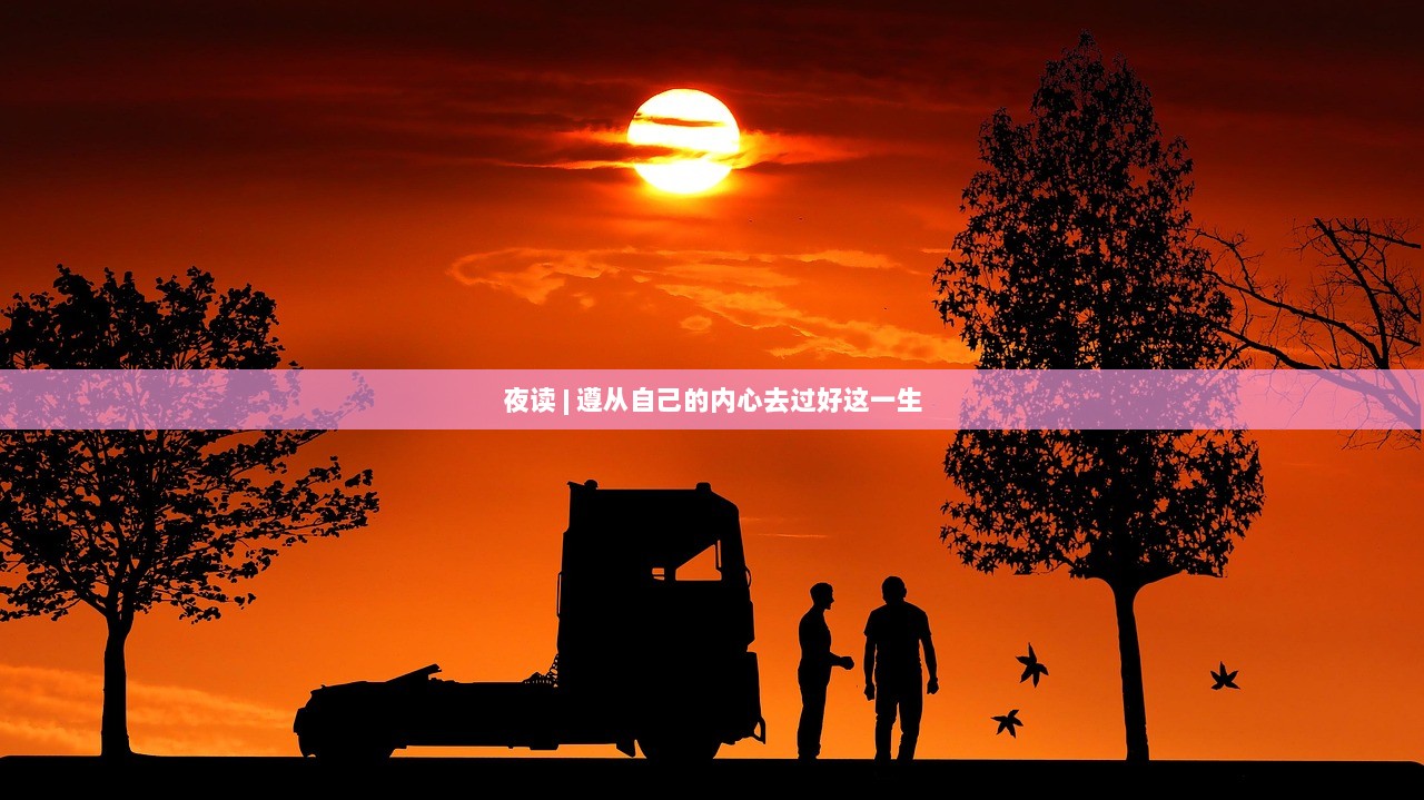 夜读 | 遵从自己的内心去过好这一生  第1张