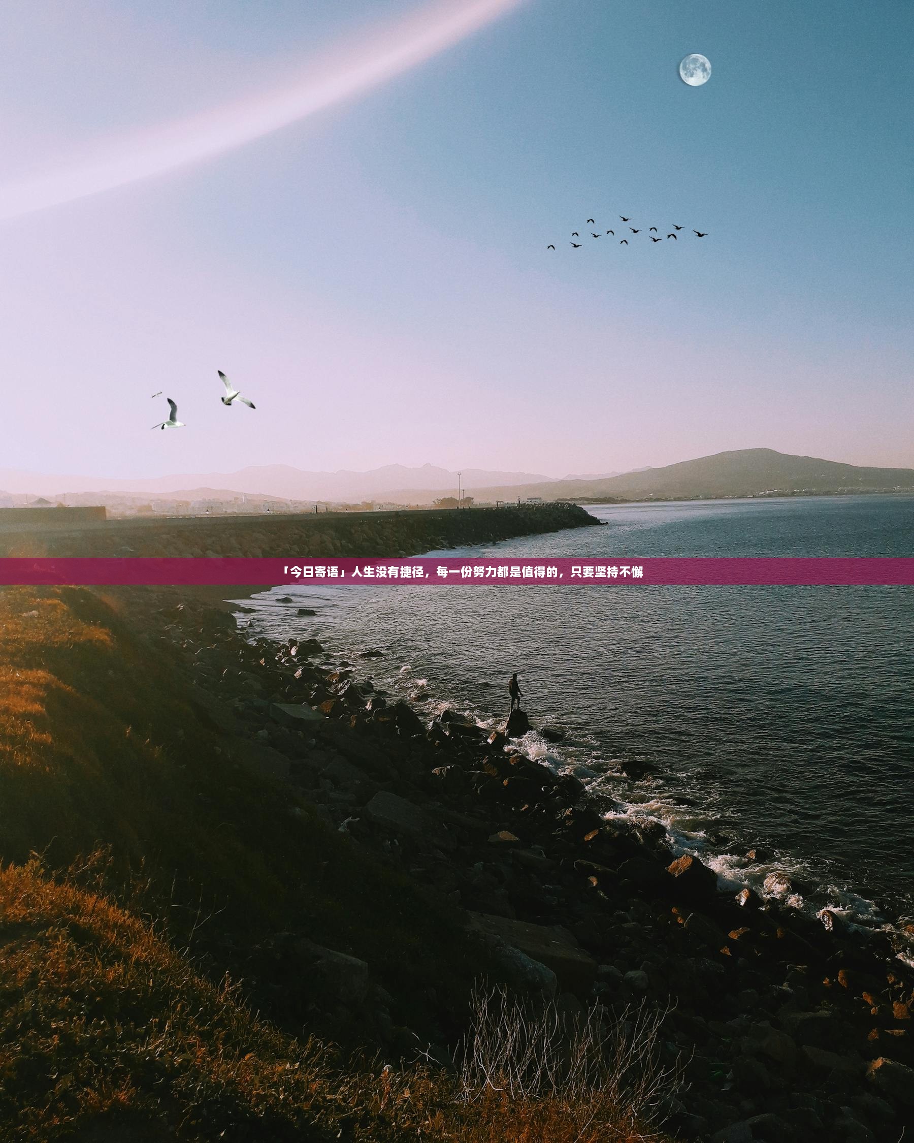 「今日寄语」人生没有捷径,每一份努力都是值得的,只要坚持不懈 第1张 「今日寄语」人生没有捷径,每一份努力都是值得的,只要坚持不懈 第1张