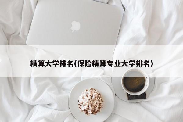 精算大学排名(保险精算专业大学排名)